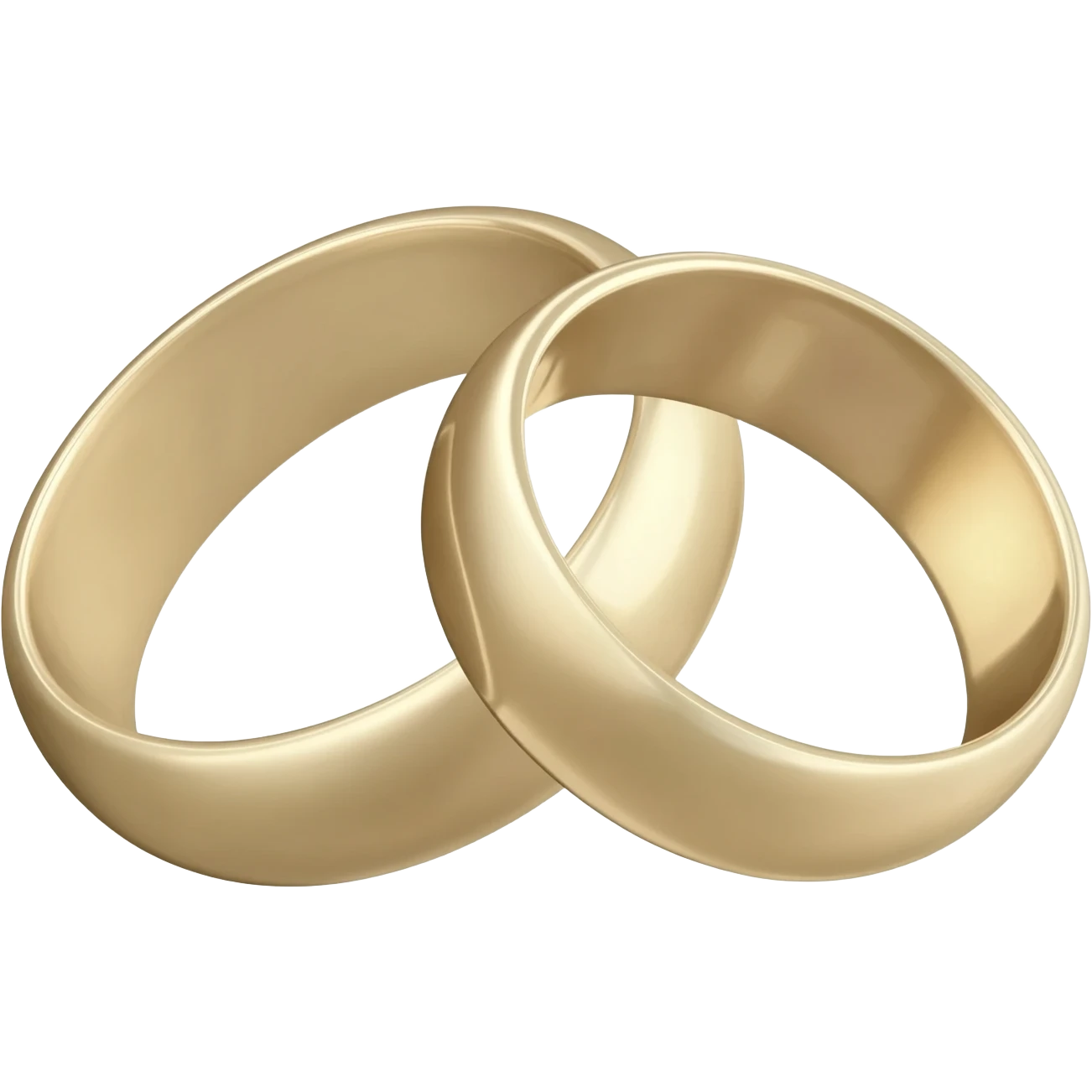 Two weddinh ring toegether emoji