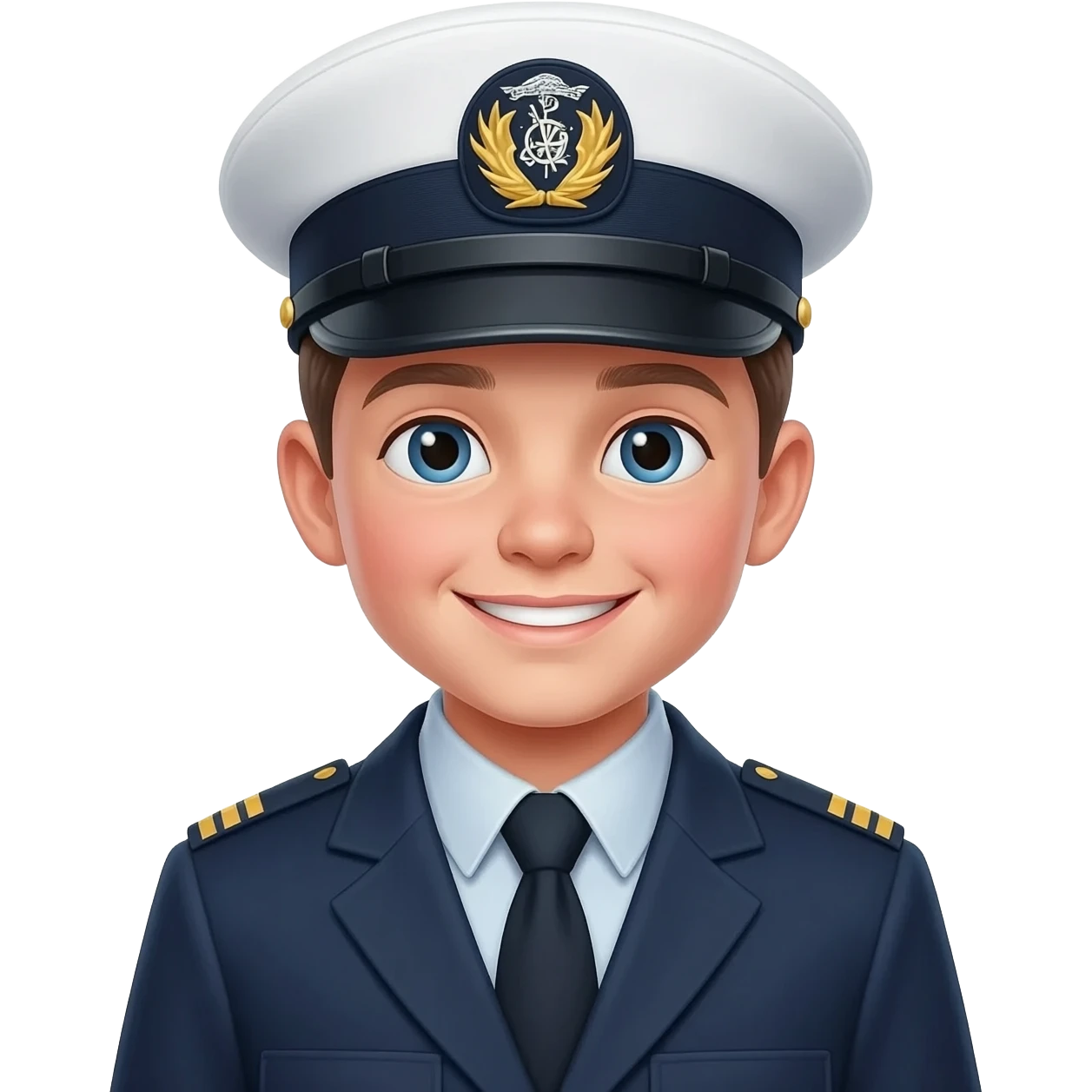 marine cadet 8 year old boy smily emoji