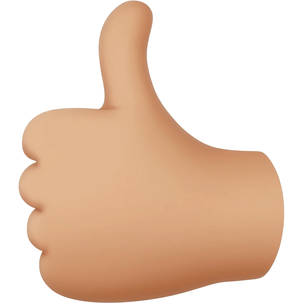 Un doit lever vers le haut avec le reste de la main est Bambi Bamder comme benzema emoji