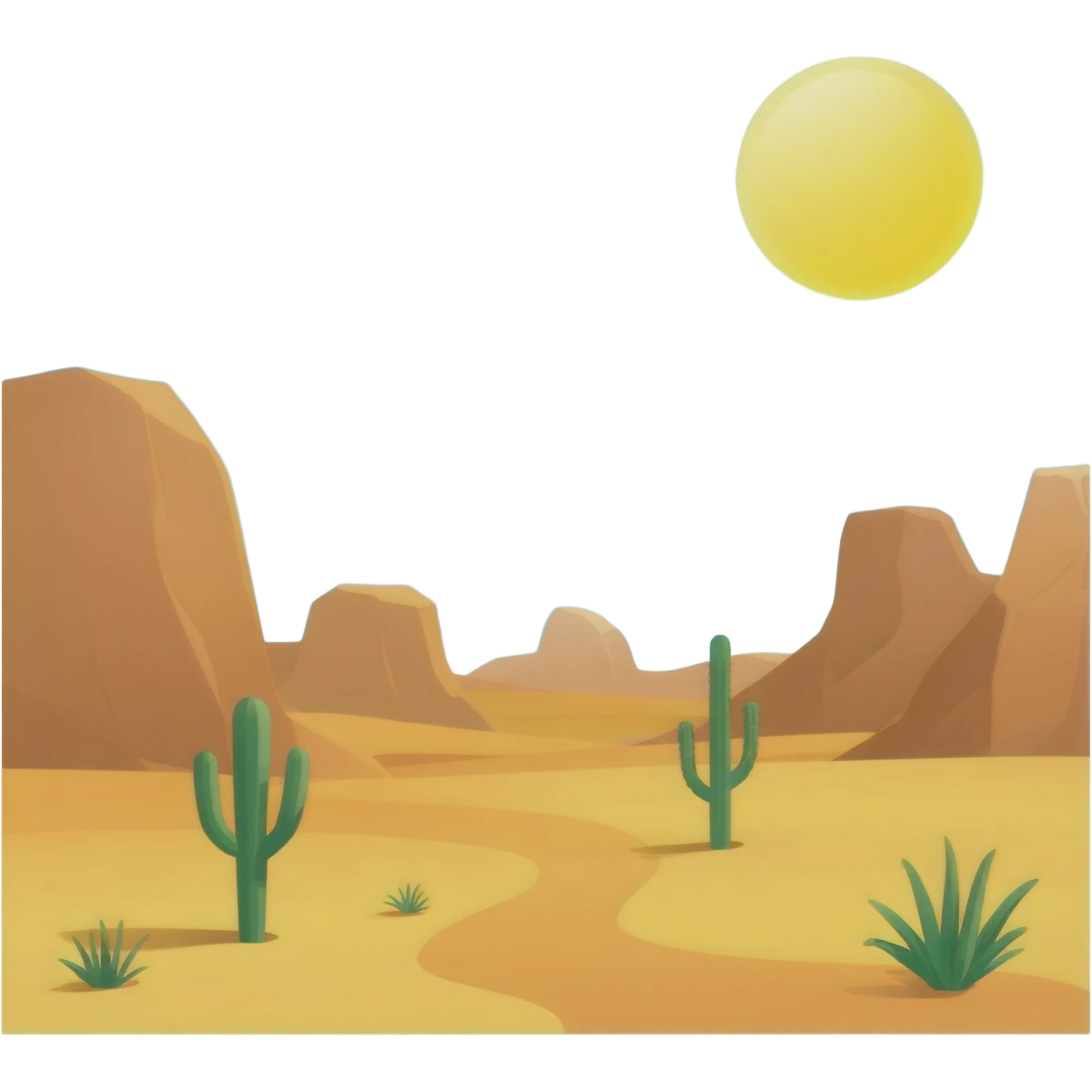 Desert emoji