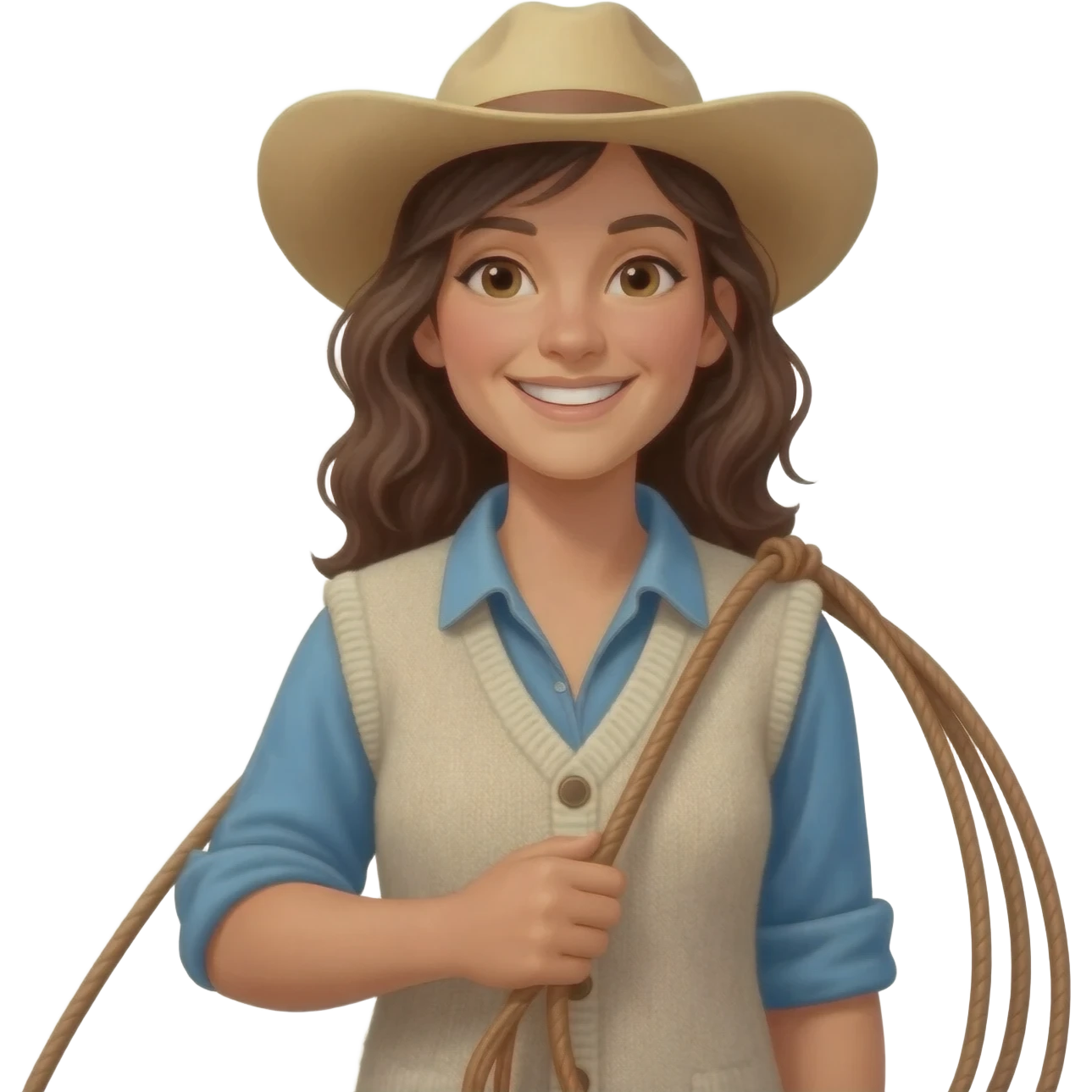 A mulher de gado emoji