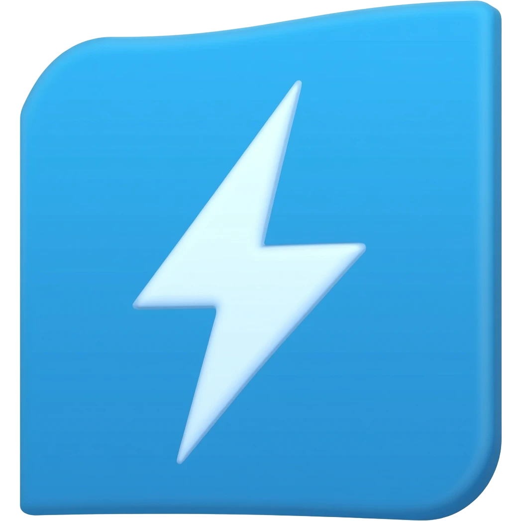 Blue Electric bill emoji