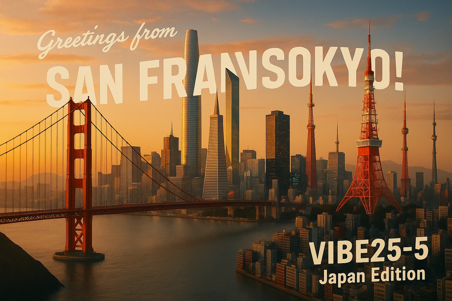 Add the words: Greetings from San Fransokyo!  VIBE25-5, Japan Edition emoji