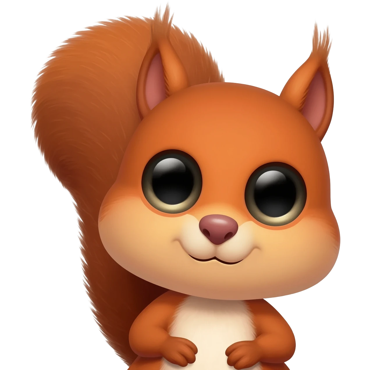 Squirrel with heart eyes emoji