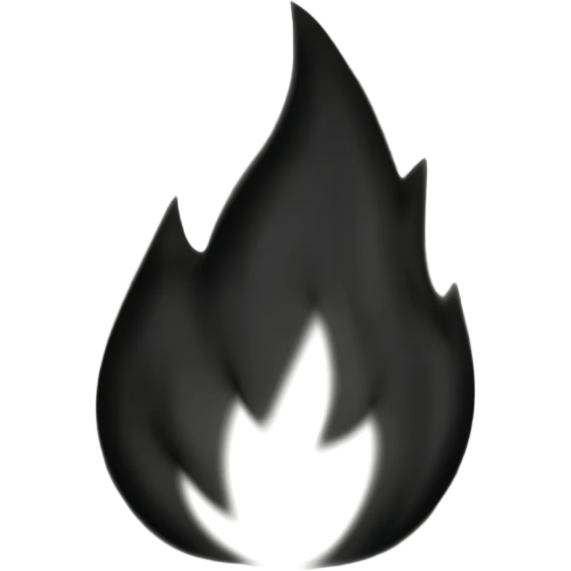 شعلة سوداء emoji