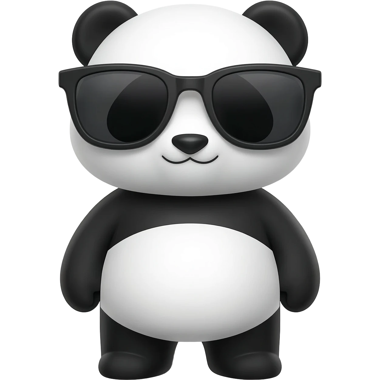 Panda with sunglasess emoji