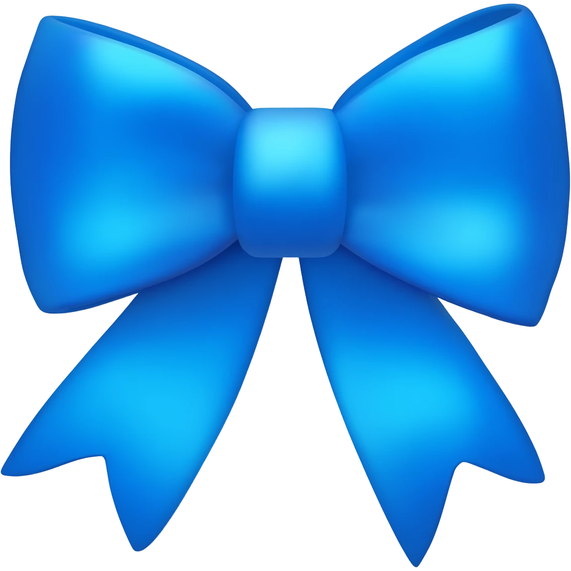 Lazo azul  emoji pequeño para enviar en WhatsApp emoji