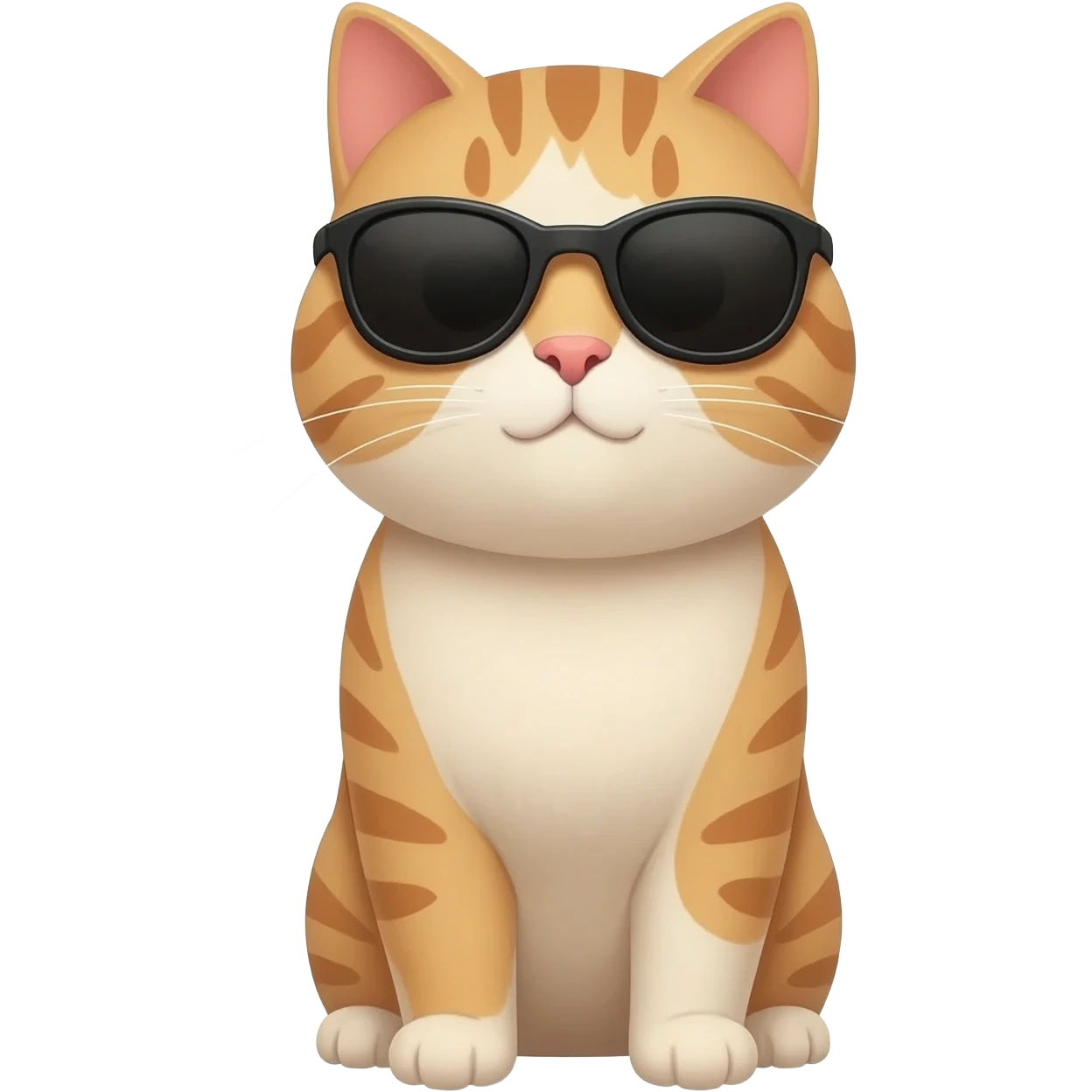 Cat wearing sunglasses emoji