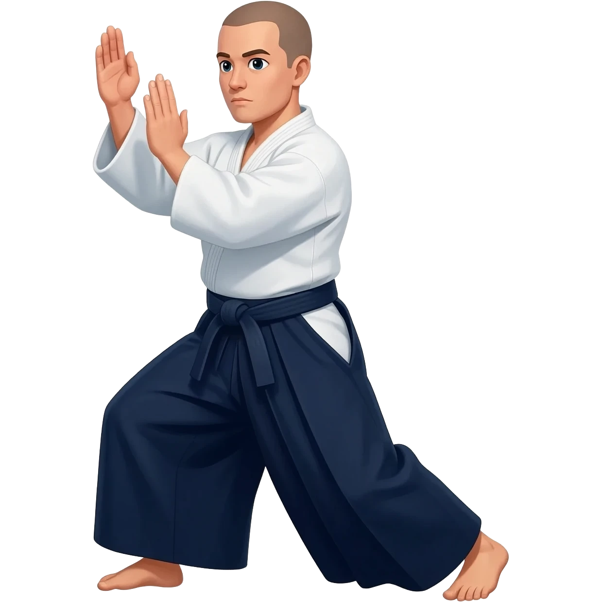 Aikidokas en action emoji