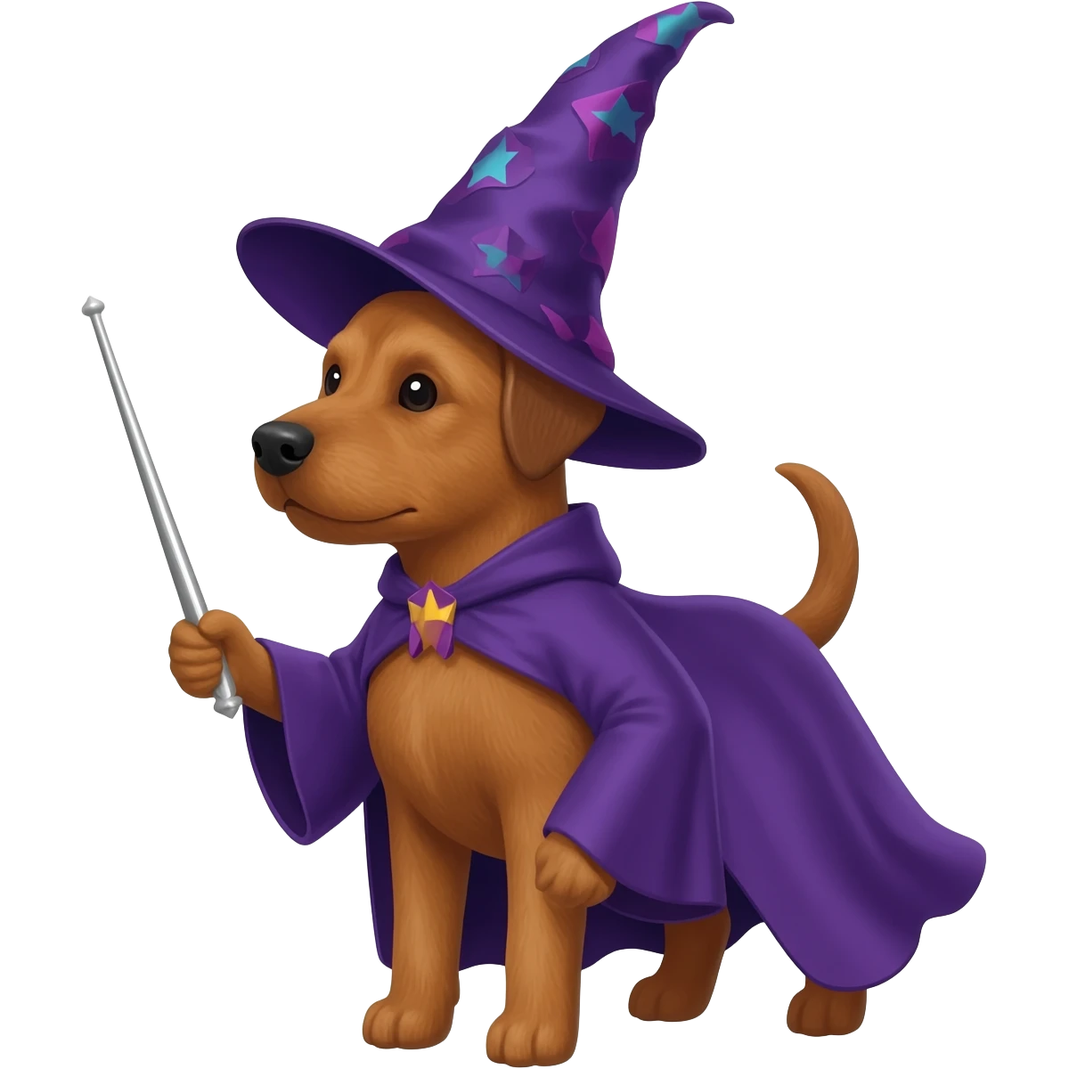 Dog wizard emoji