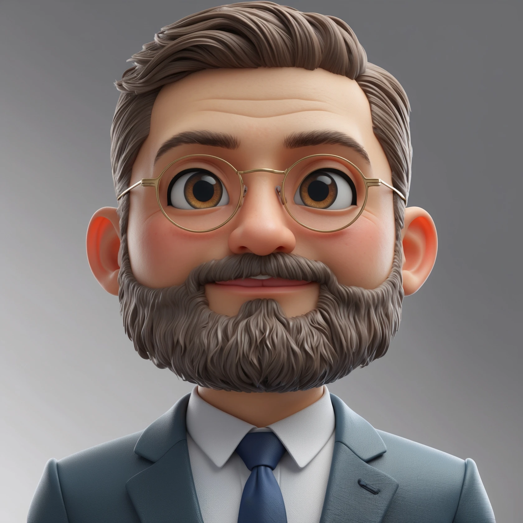 Create a realistic emoji character named Master Hunt. The background should be transparent , for positive work culture. emoji