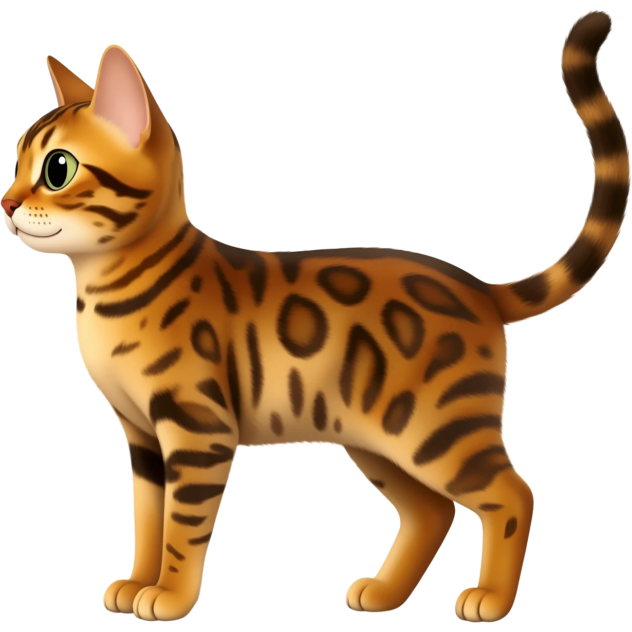 Бенгальская кошка emoji