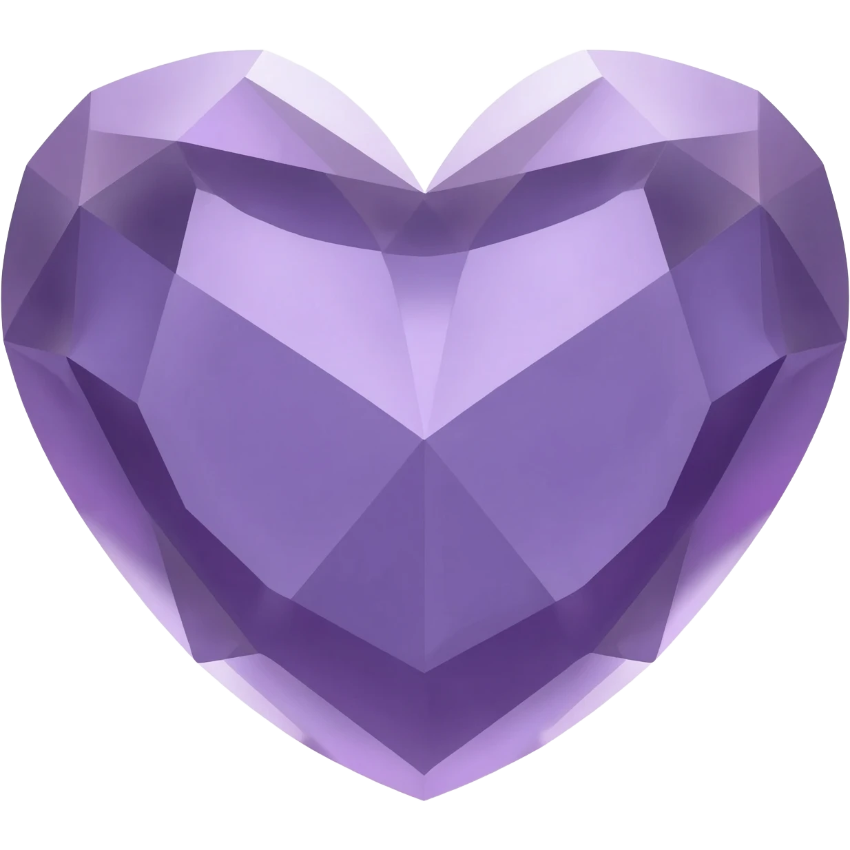 Gem stone heart emoji