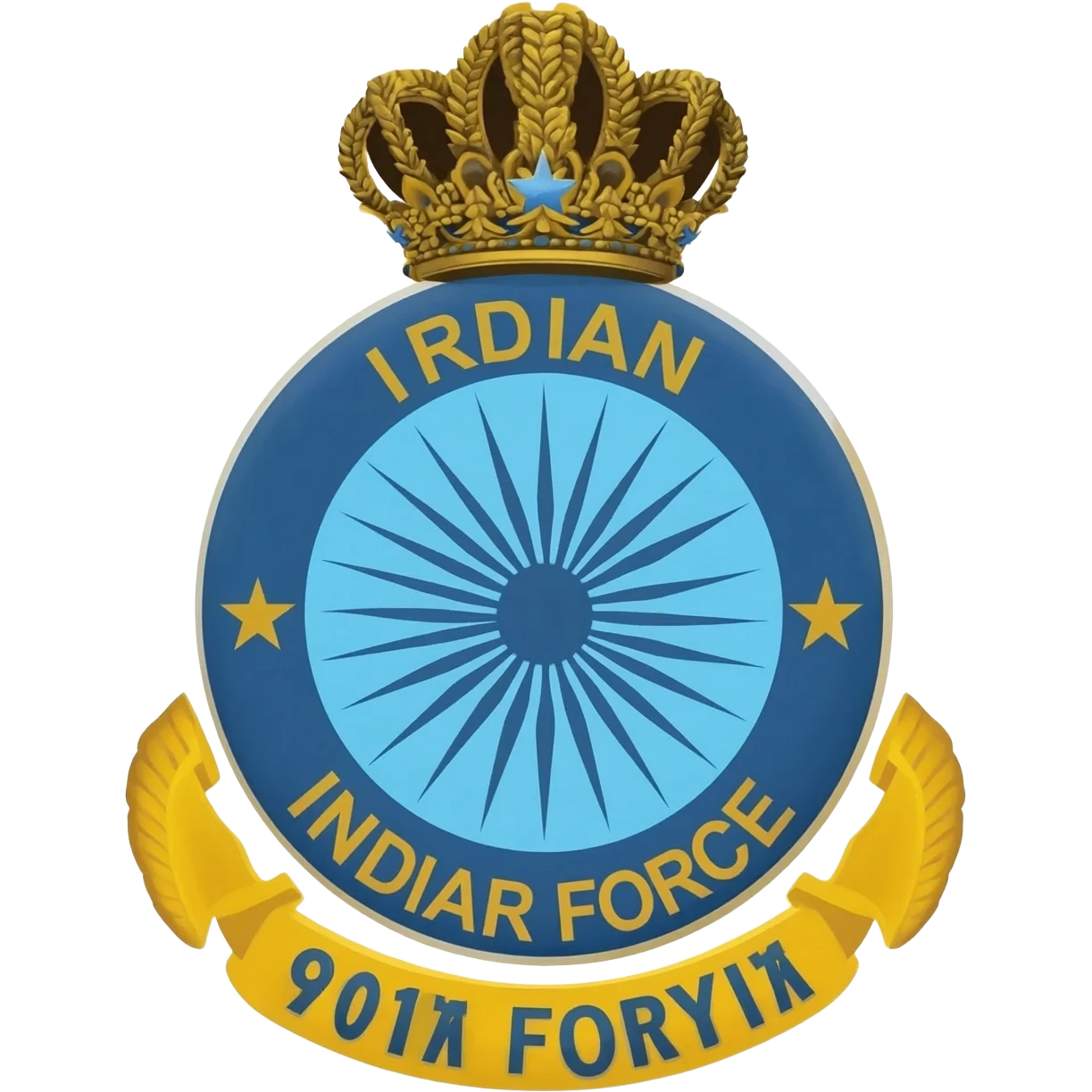 Make an emoji containing logo of the Indian Air Force emoji