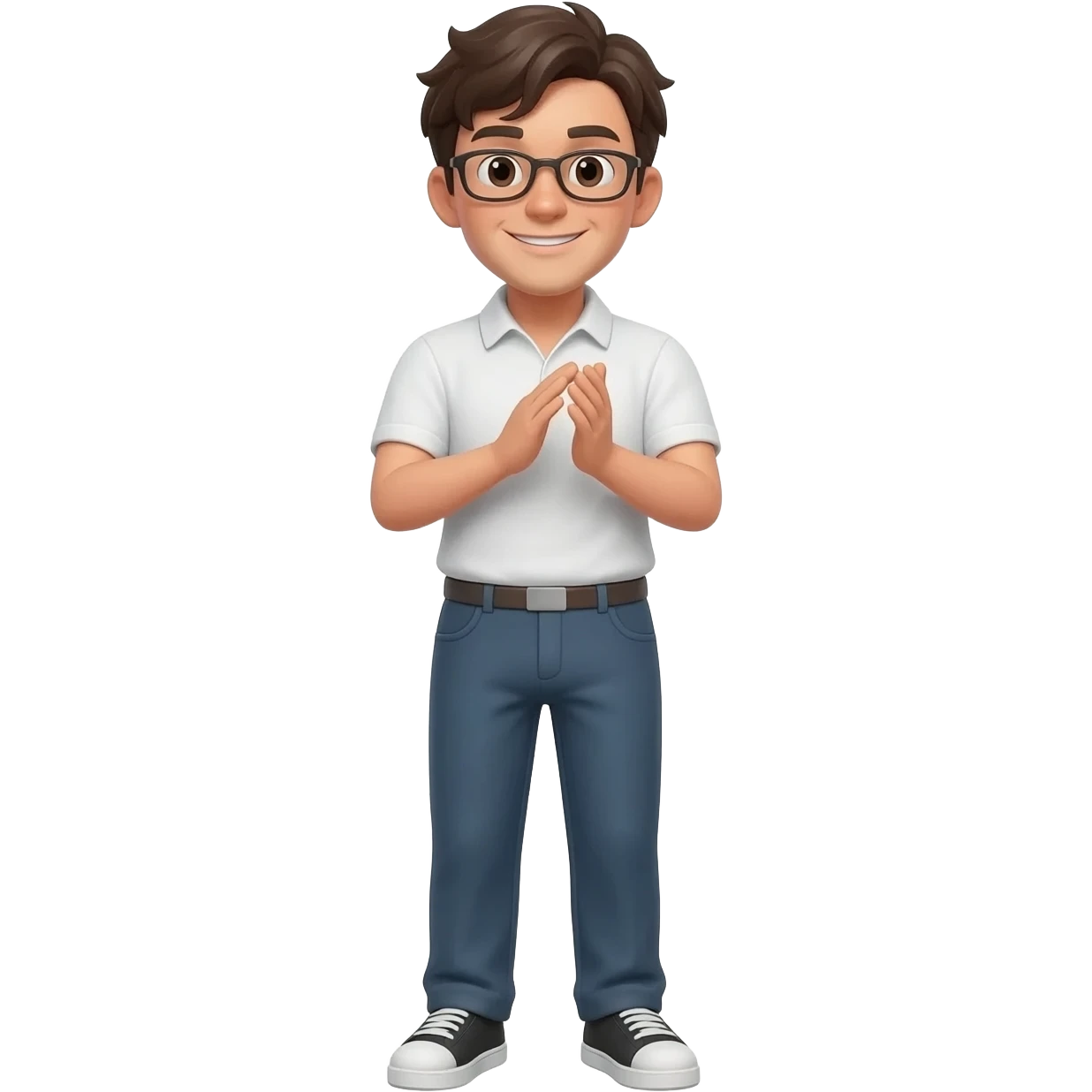 Clap hands Face emoji