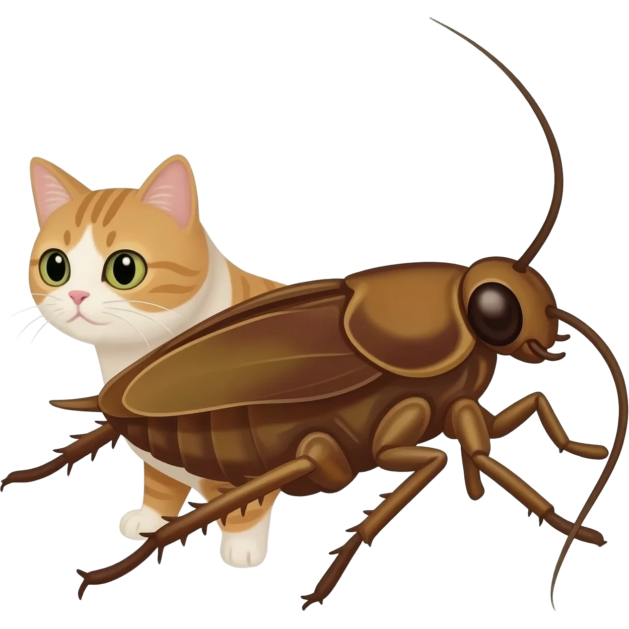 Cockroach cat emoji
