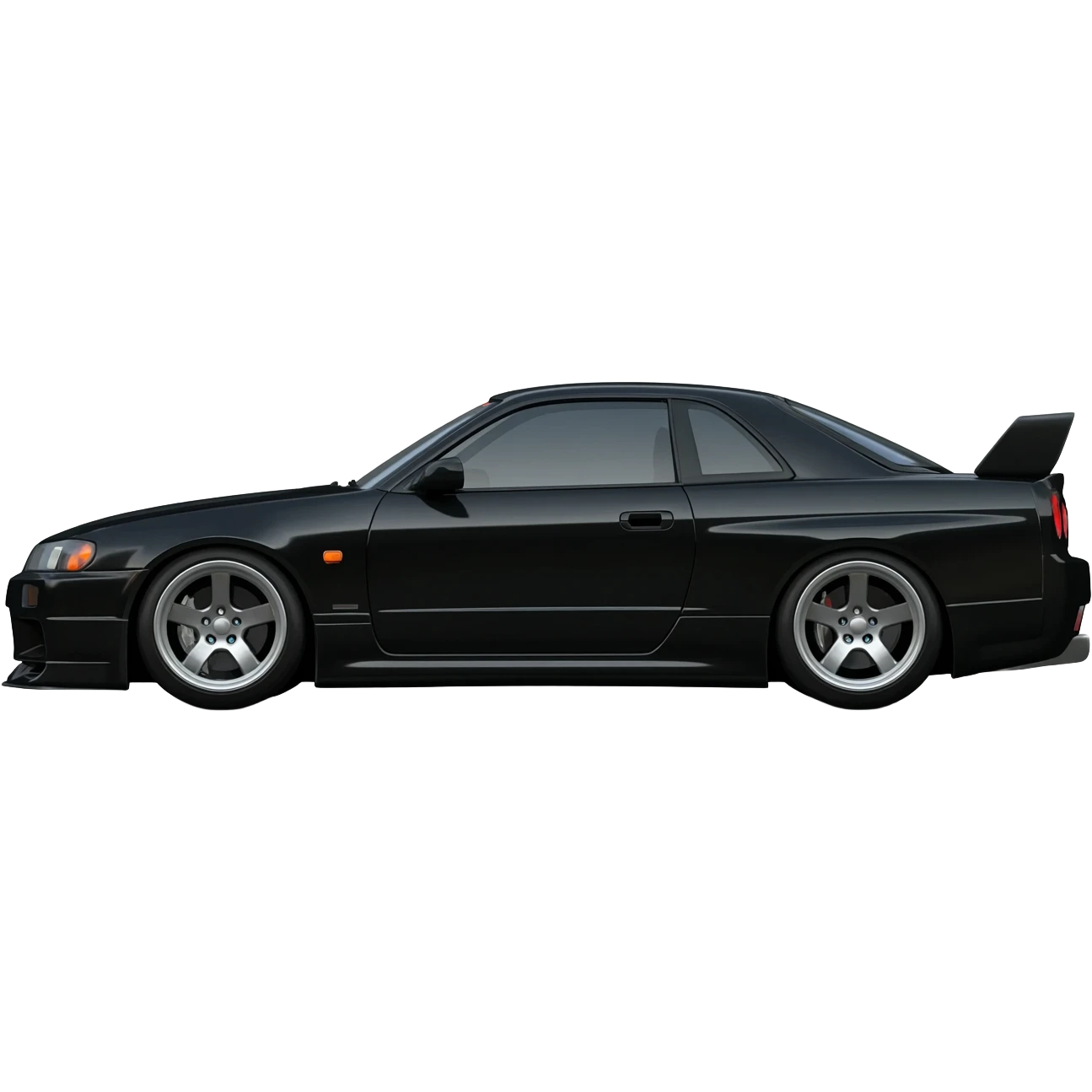 Nissan Silvia s15 black emoji