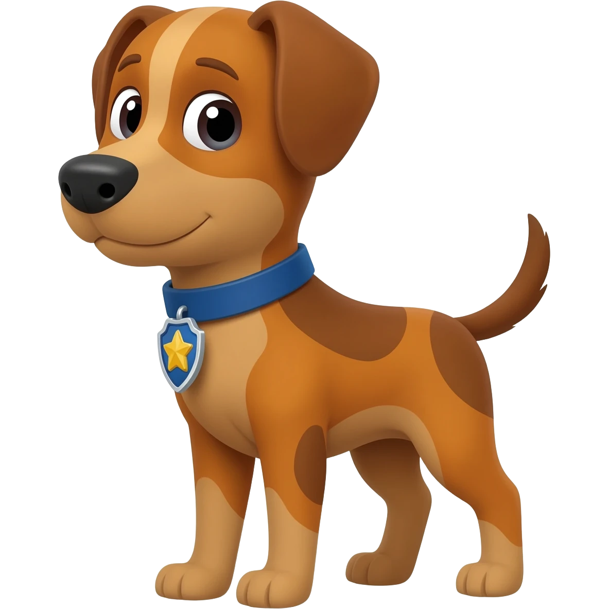 police dog cartoon emoji