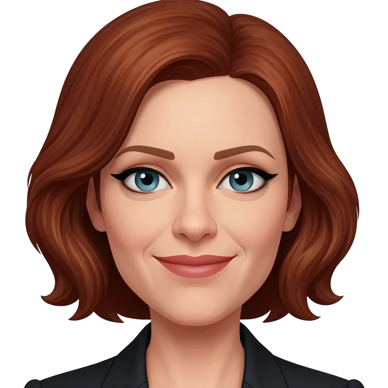 Tony Stark's personal assistant Pepper Potts in a dress suit emoji