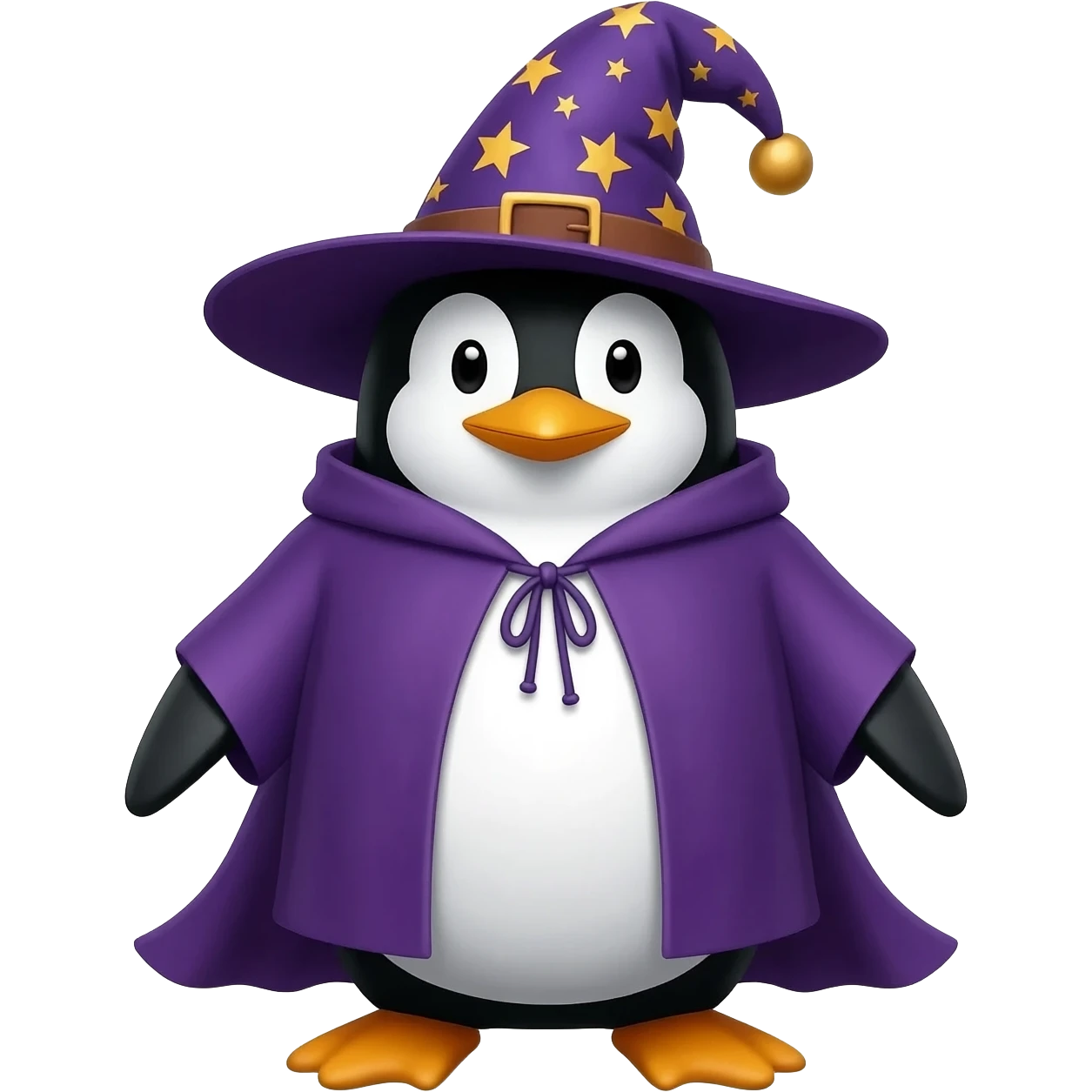 Penguin Wizard emoji
