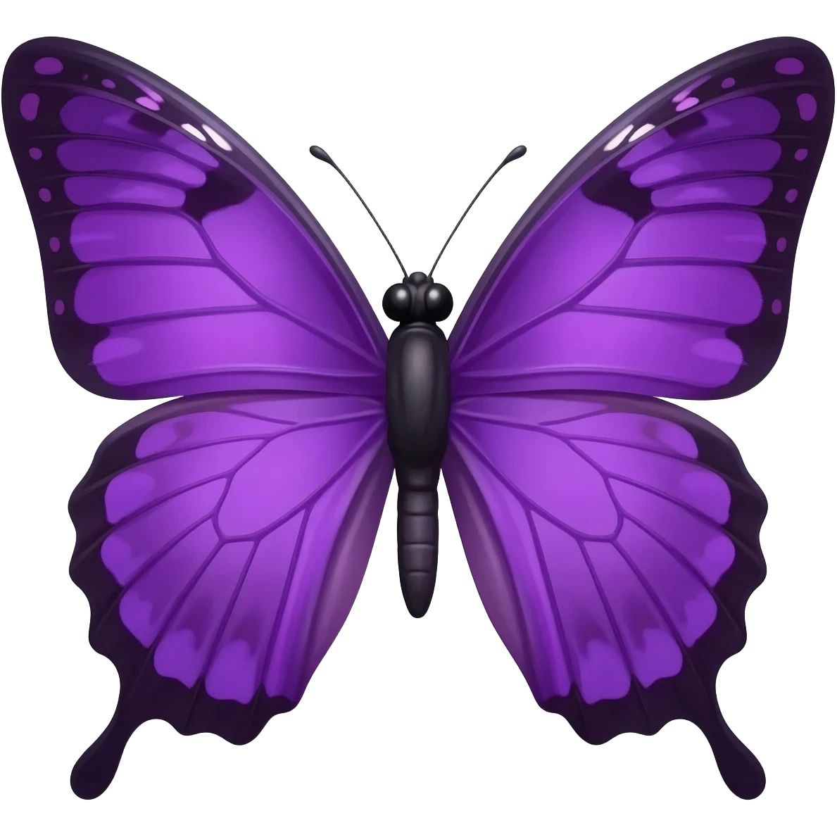 Emoji mariposa morada emoji