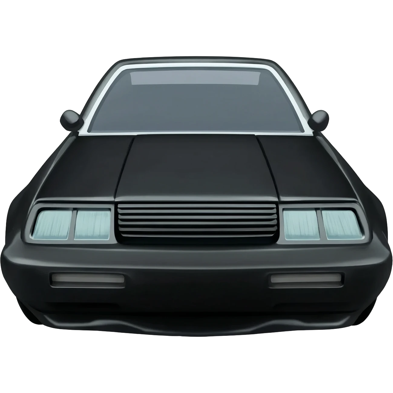 K.I.T.T. the black car from the Knight Rider TV show emoji