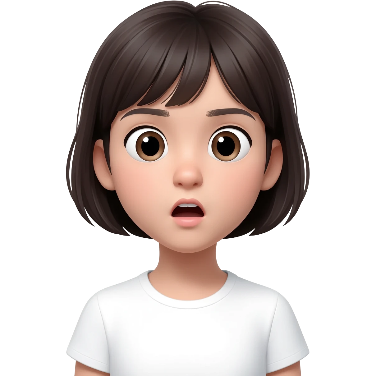 Create emoji girlSurprised emoji