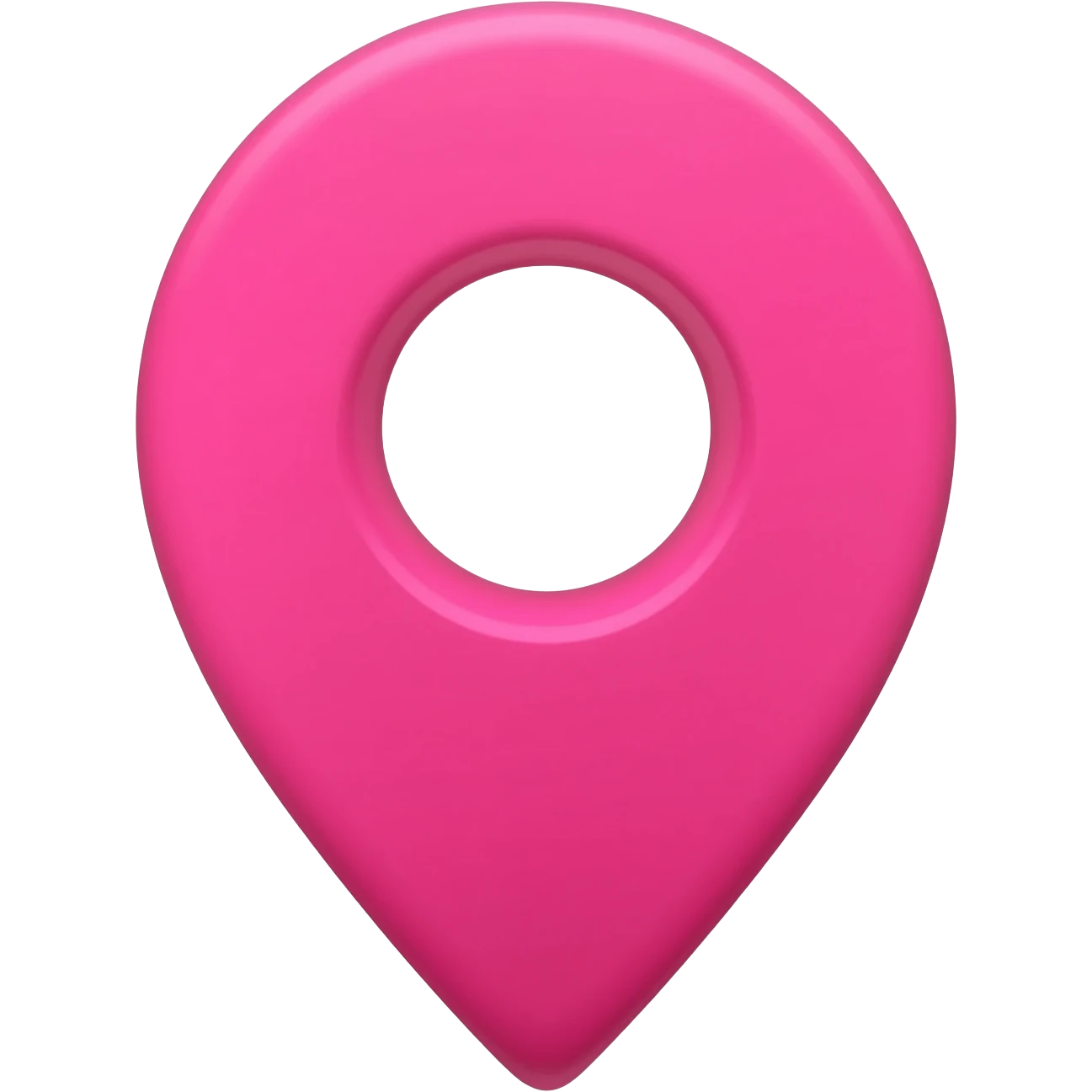 Pink location pin emoji