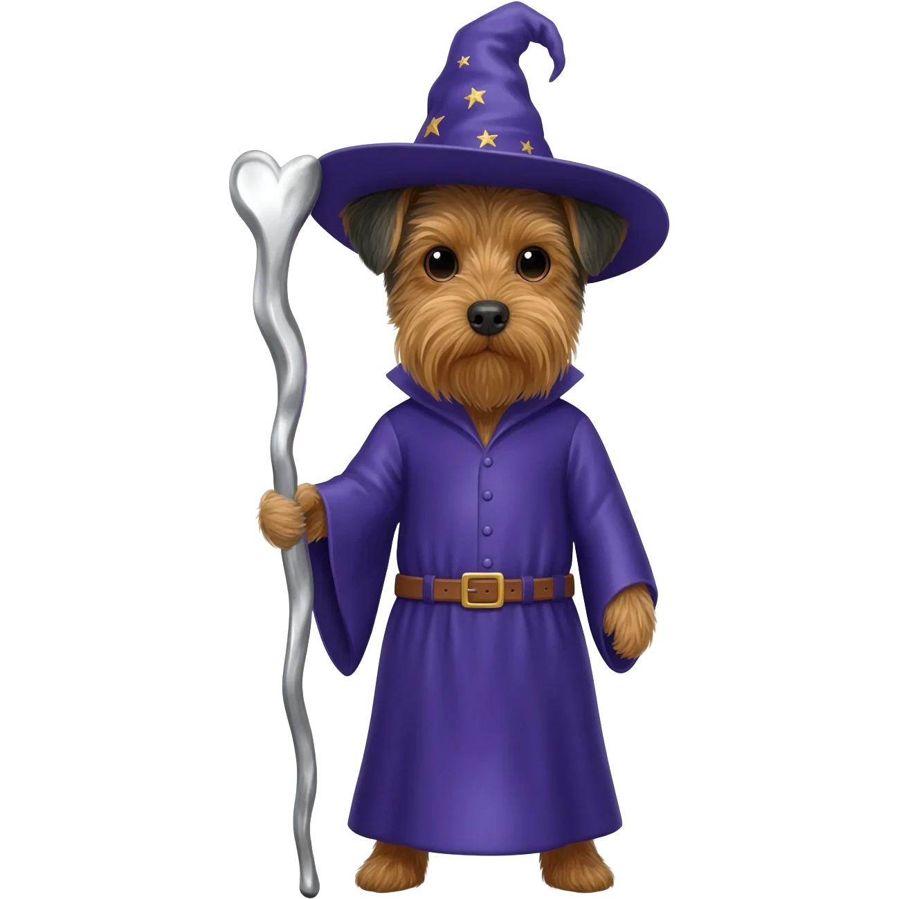 Dog wizard emoji