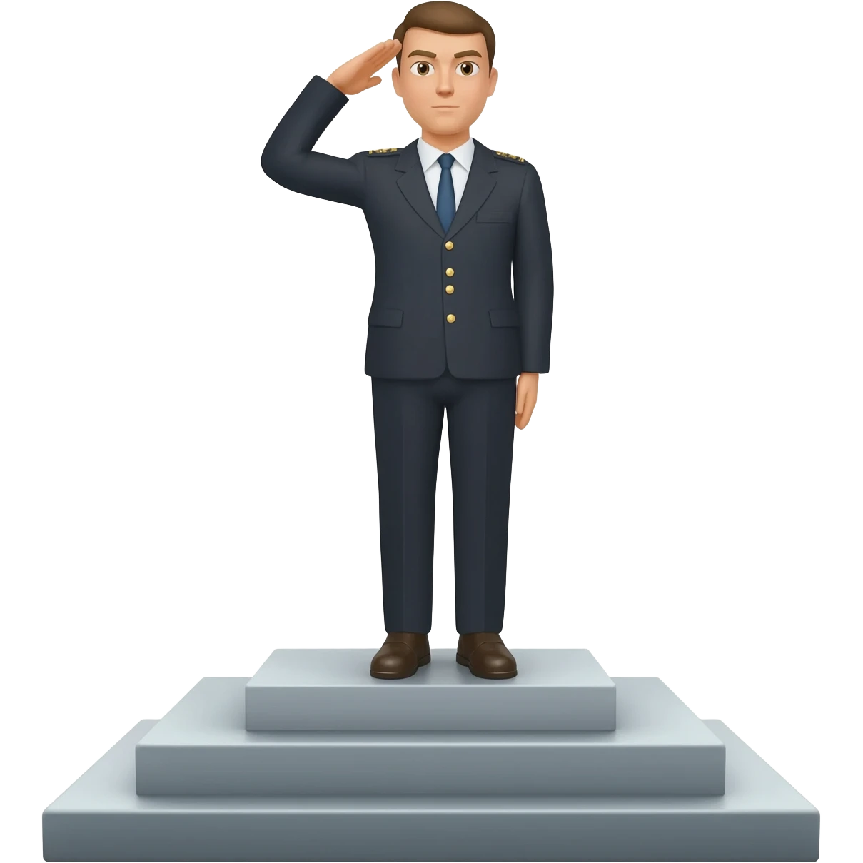 Salute with tiers emoji