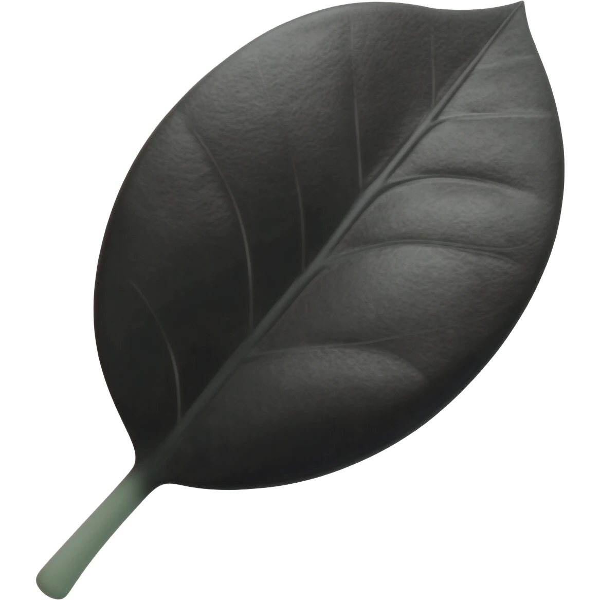 black leaf sprout🌱 emoji