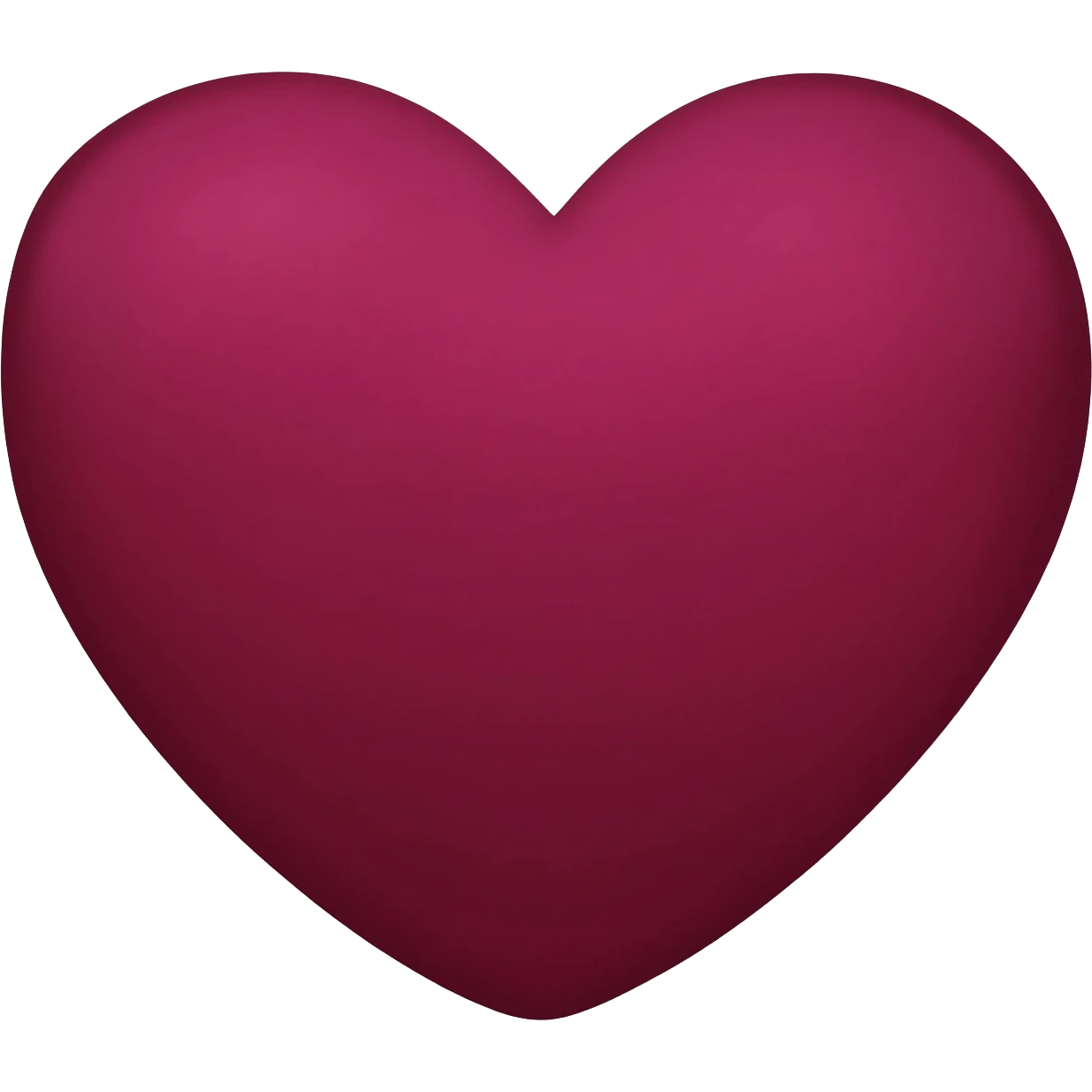 Maroon heart emoji