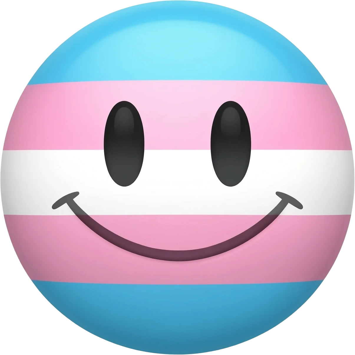 trans gender smiley face emoji
