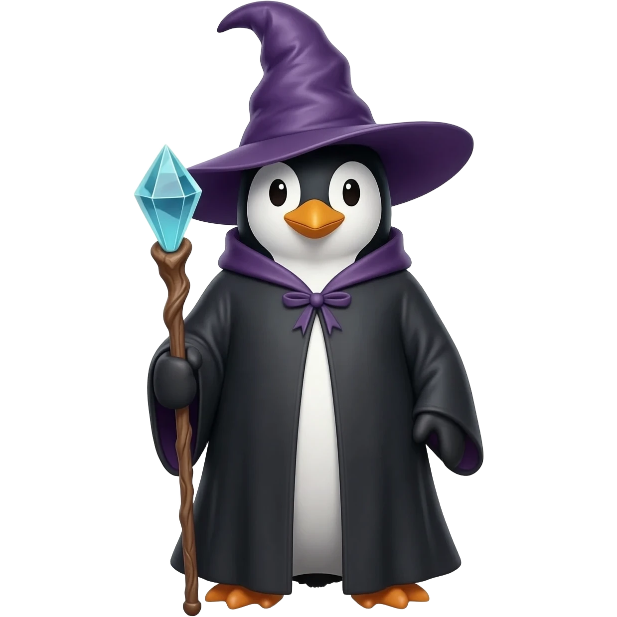 Penguin Wizard emoji