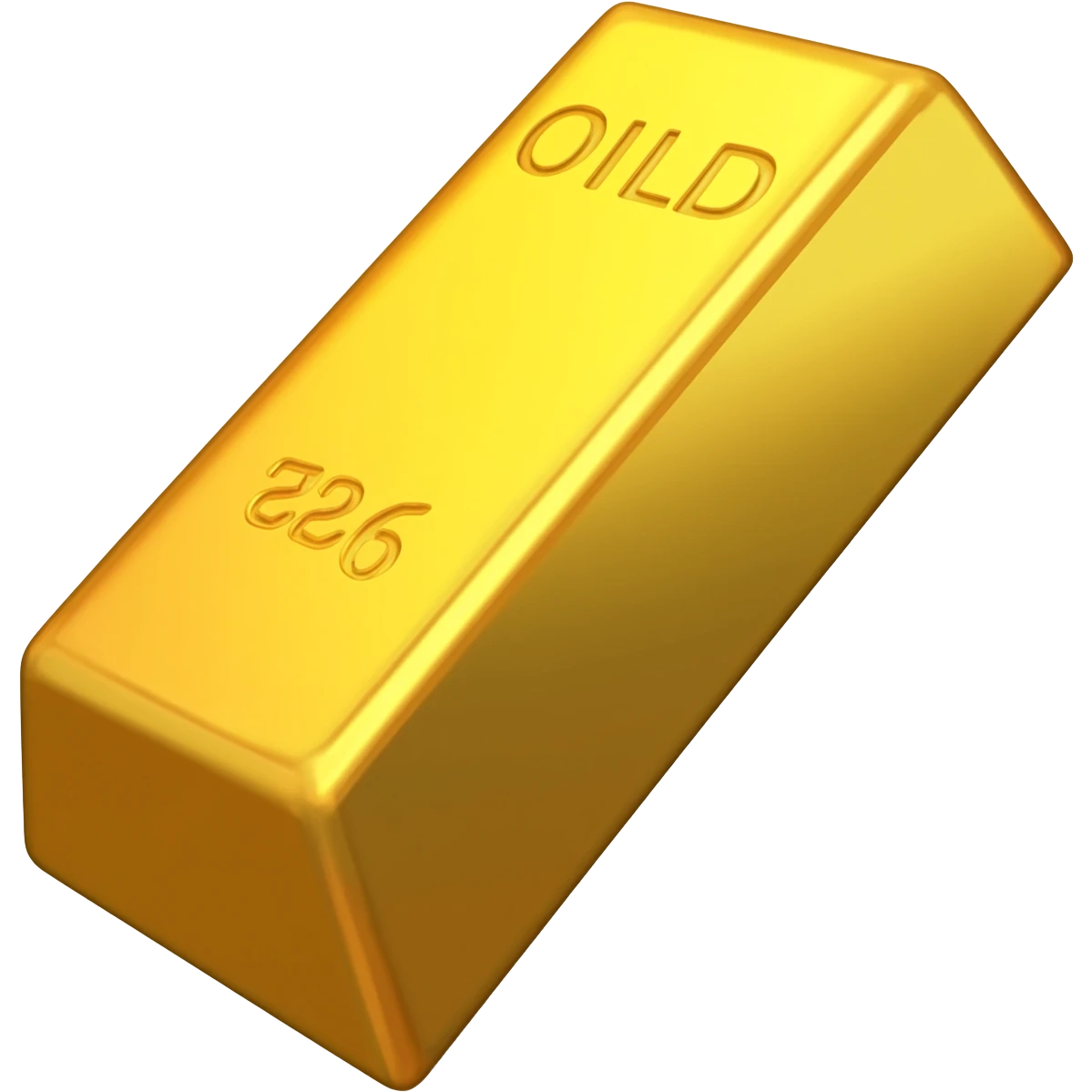 a Gold bar emoji