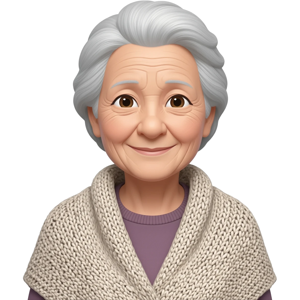 elderly grandmother emoji