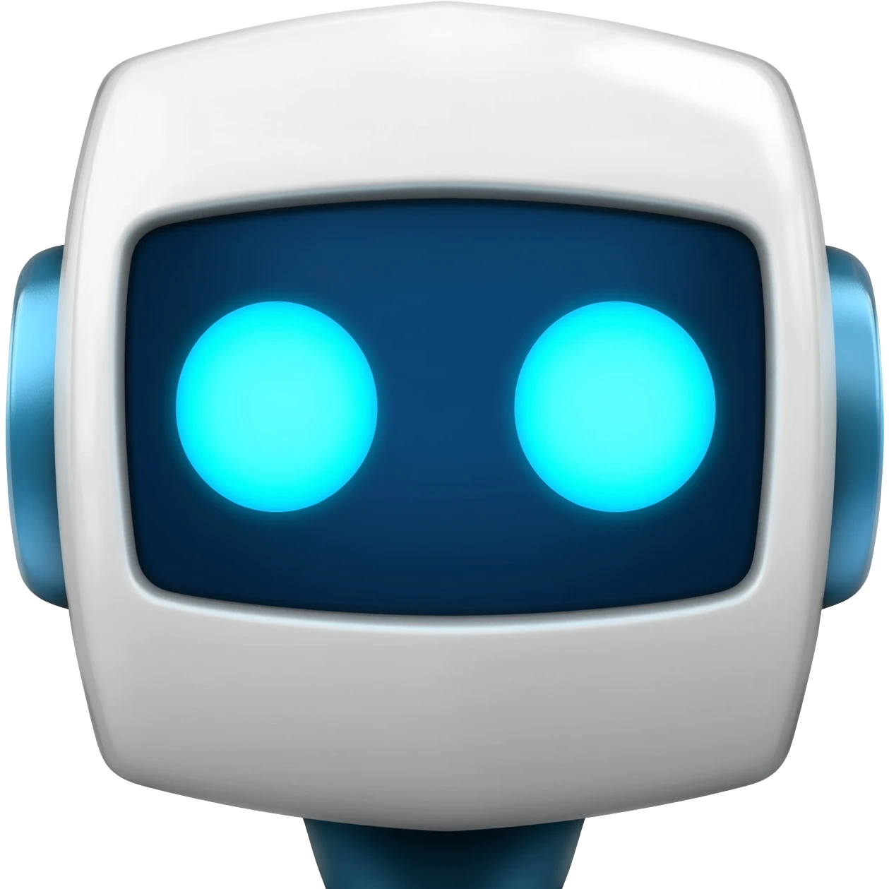 create a robot with big eyes emoji