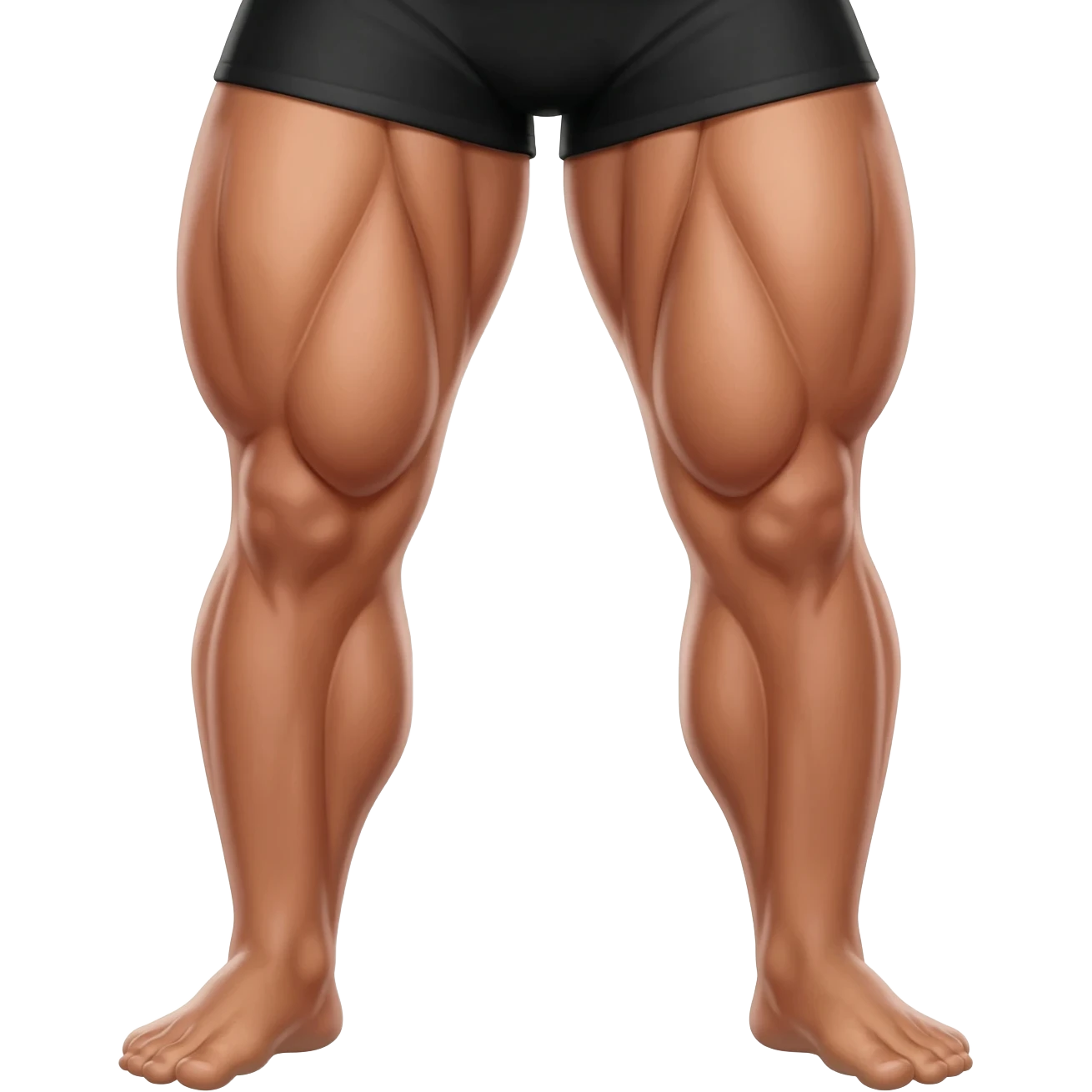 Gym athlete leg muscle emoji