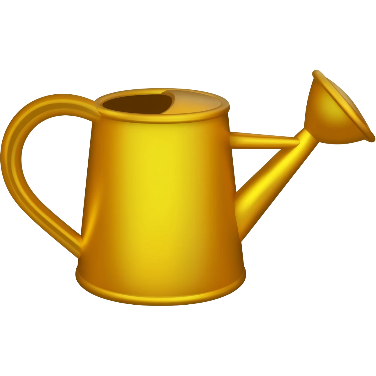 Watering can gold emoji