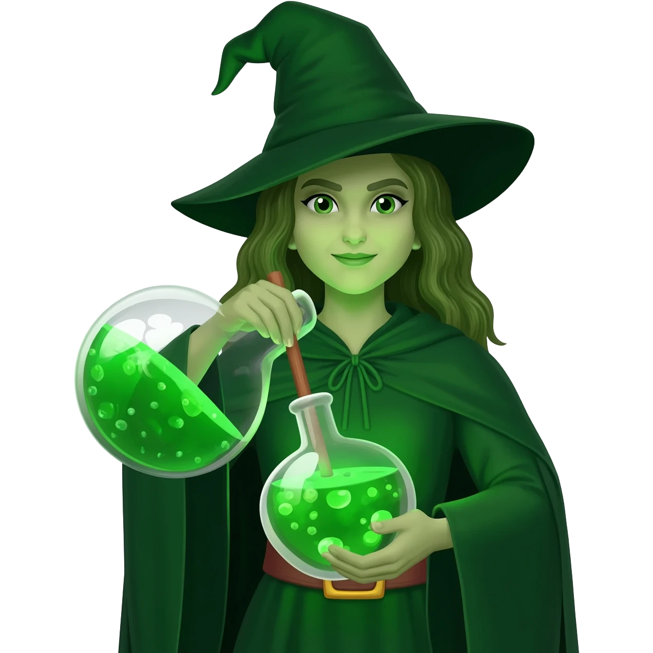 green witch cooking potion emoji