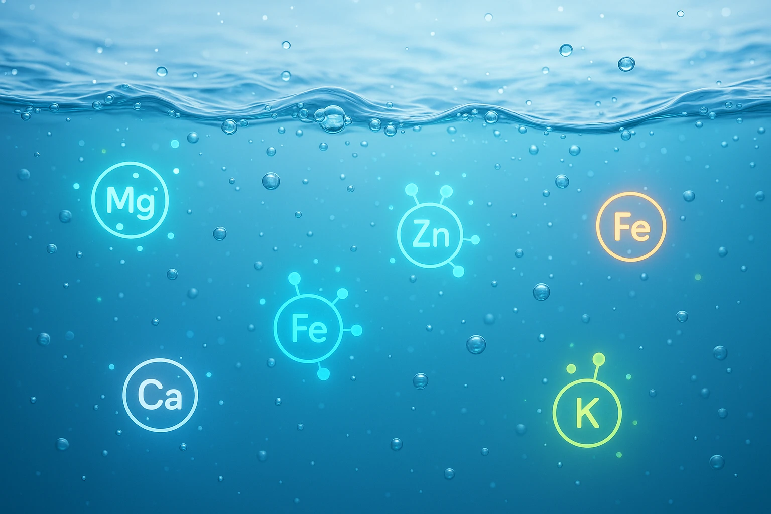 focus sull'acqua a tutto schermo e i micronutrienti contenuti in essa emoji