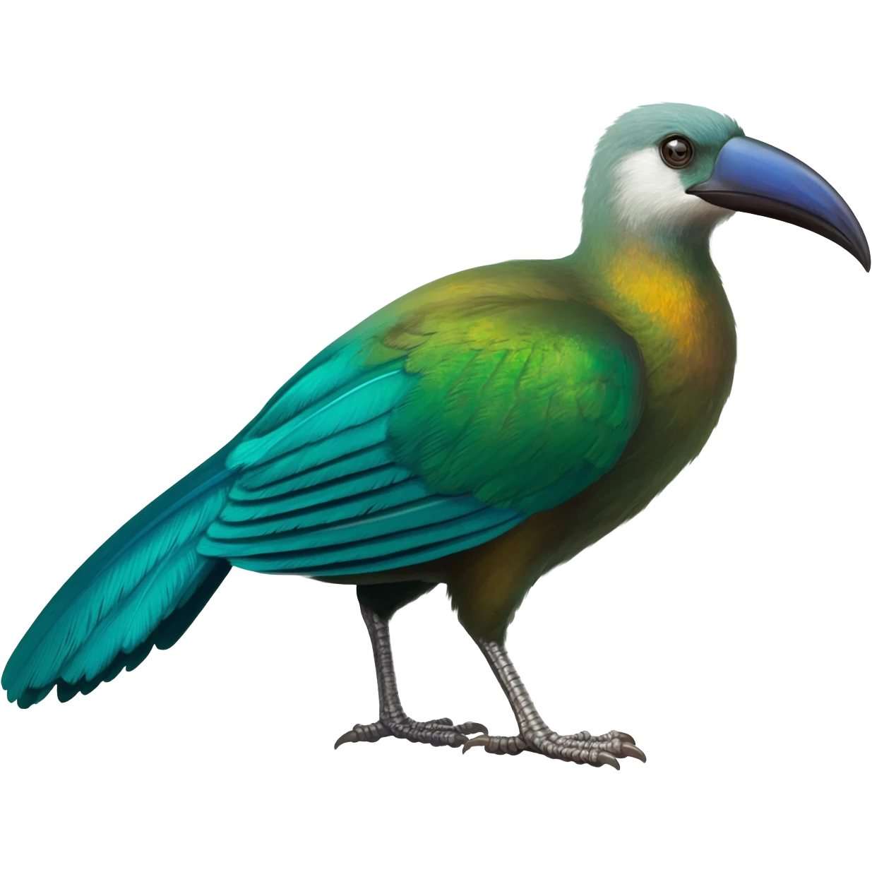 Colorful Exotic Tropical Trico-Vernid-Fionbri-hybrid (full body) emoji