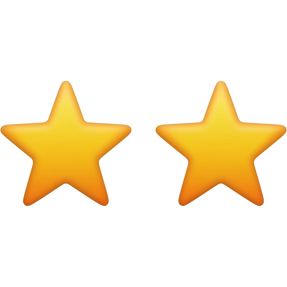 2 stars emoji