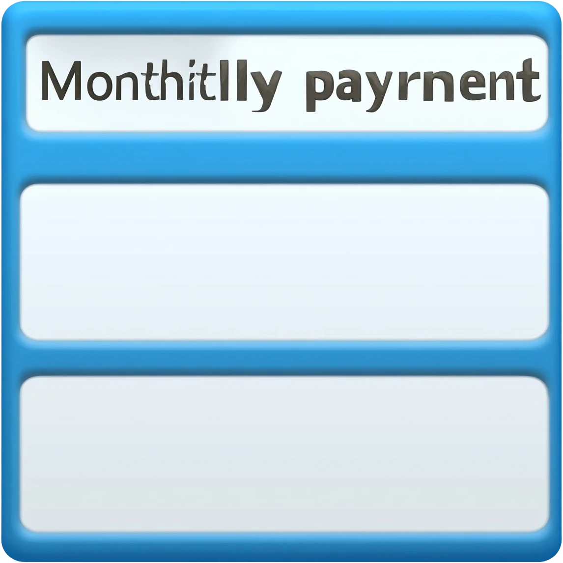monthly payment emoji