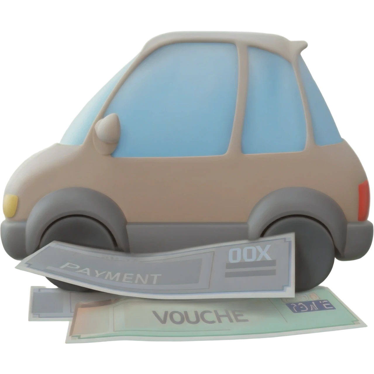 Haz un carro vendido con un voucher de pago emoji