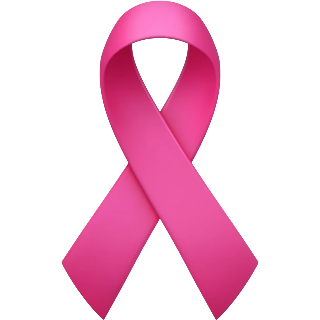Breast cancer ribbon emoji