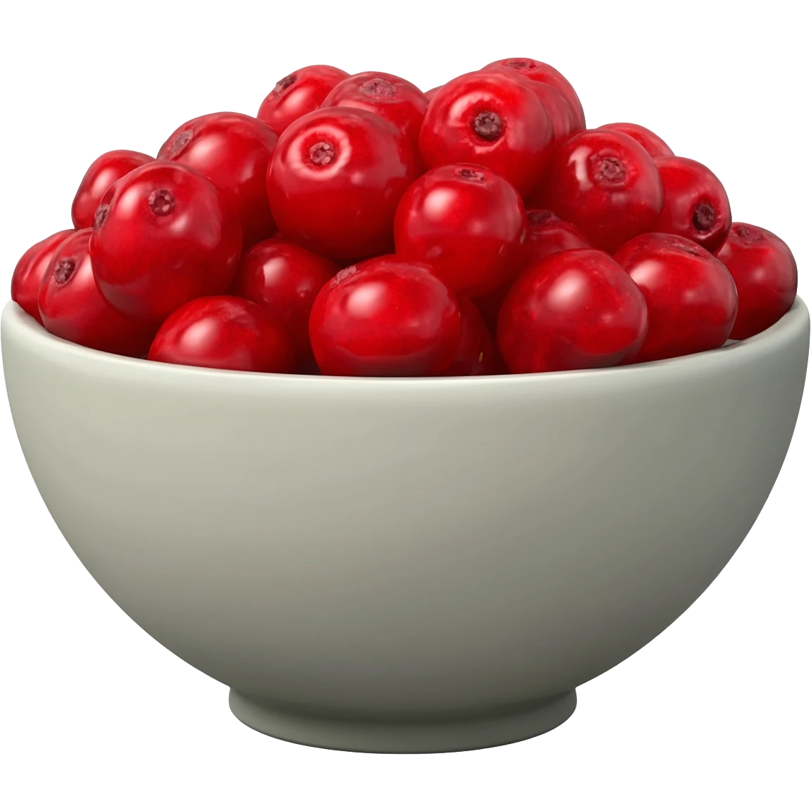 bowl with red berries emoji