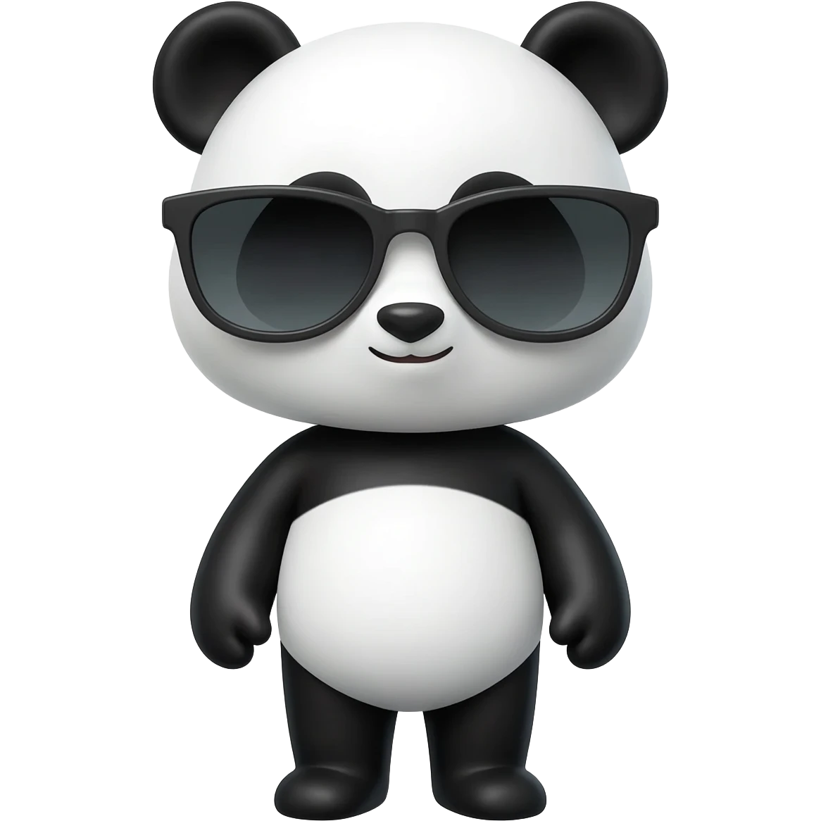 Panda with sunglasess emoji