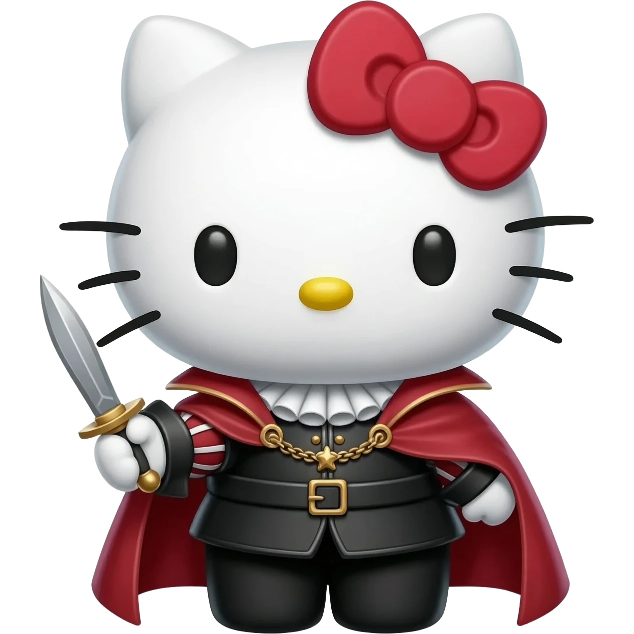 hello kitty as othello emoji