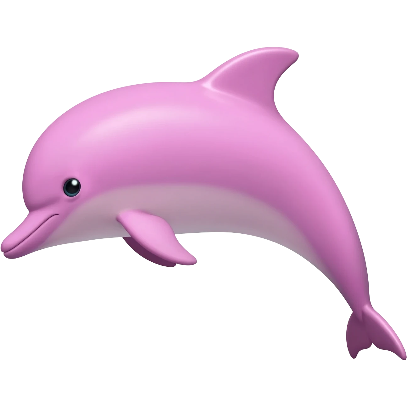 Pink dolphin emoji